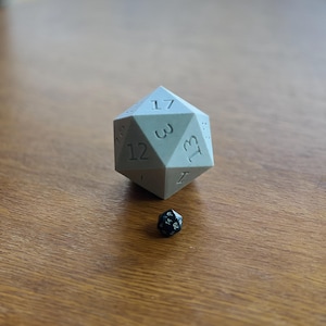 Giant 3-Inch D20 - Perfect for Tabletop Adventures!
