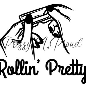 Rolling Pretty svg