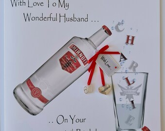 Carte D Anniversaire Rhum Etsy