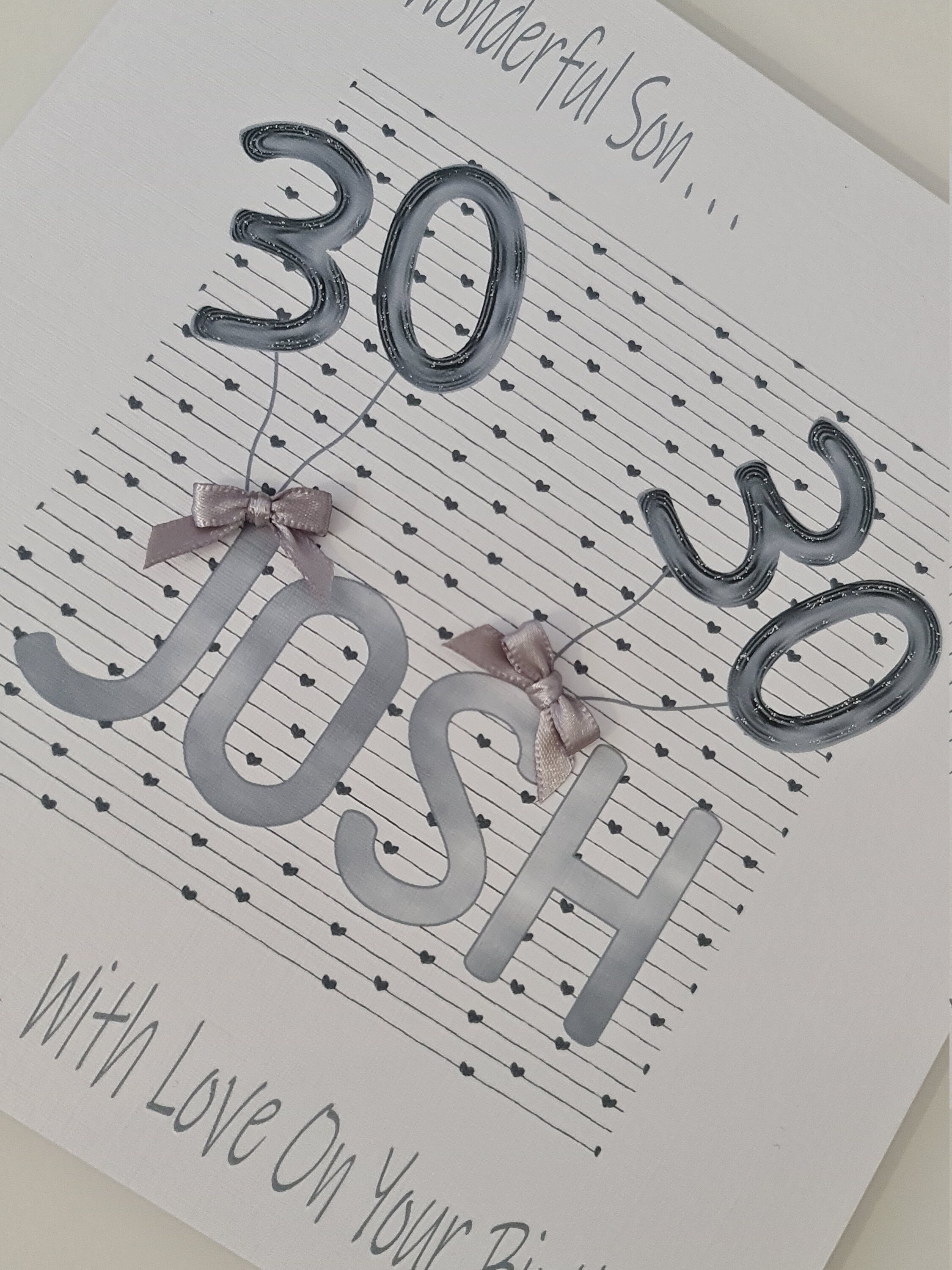 Tarjeta De Cumpleaños Personalizada Para Nieto, Ahijado, Hijo, Sobrino,  Hija, Nieta, 16, 18, 30, 40 Años,, image size:2250x3000