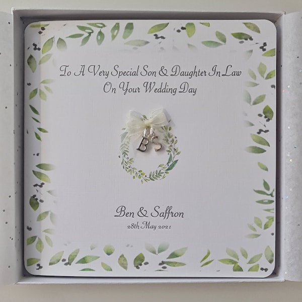Personalised Wedding Cards Son And Daughter In Law - Foto 14