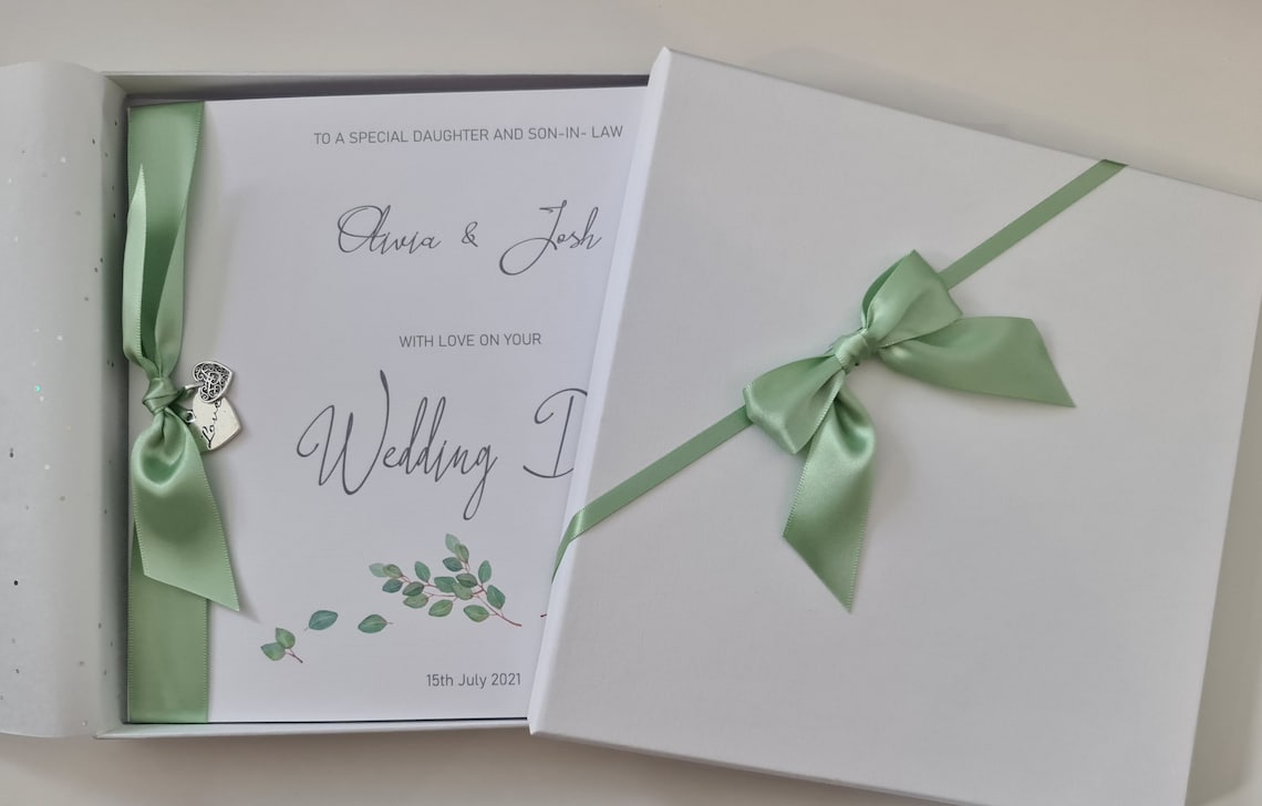 Personalised Wedding Cards Son And Daughter In Law - Foto 8