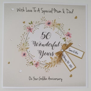 Design Cards For Golden Wedding Anniversary | Express