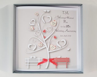 Biglietto Auguri Divertente Per 35° Anniversario Di Matrimonio – Formato 20x13.5cm Con Busta Rossa