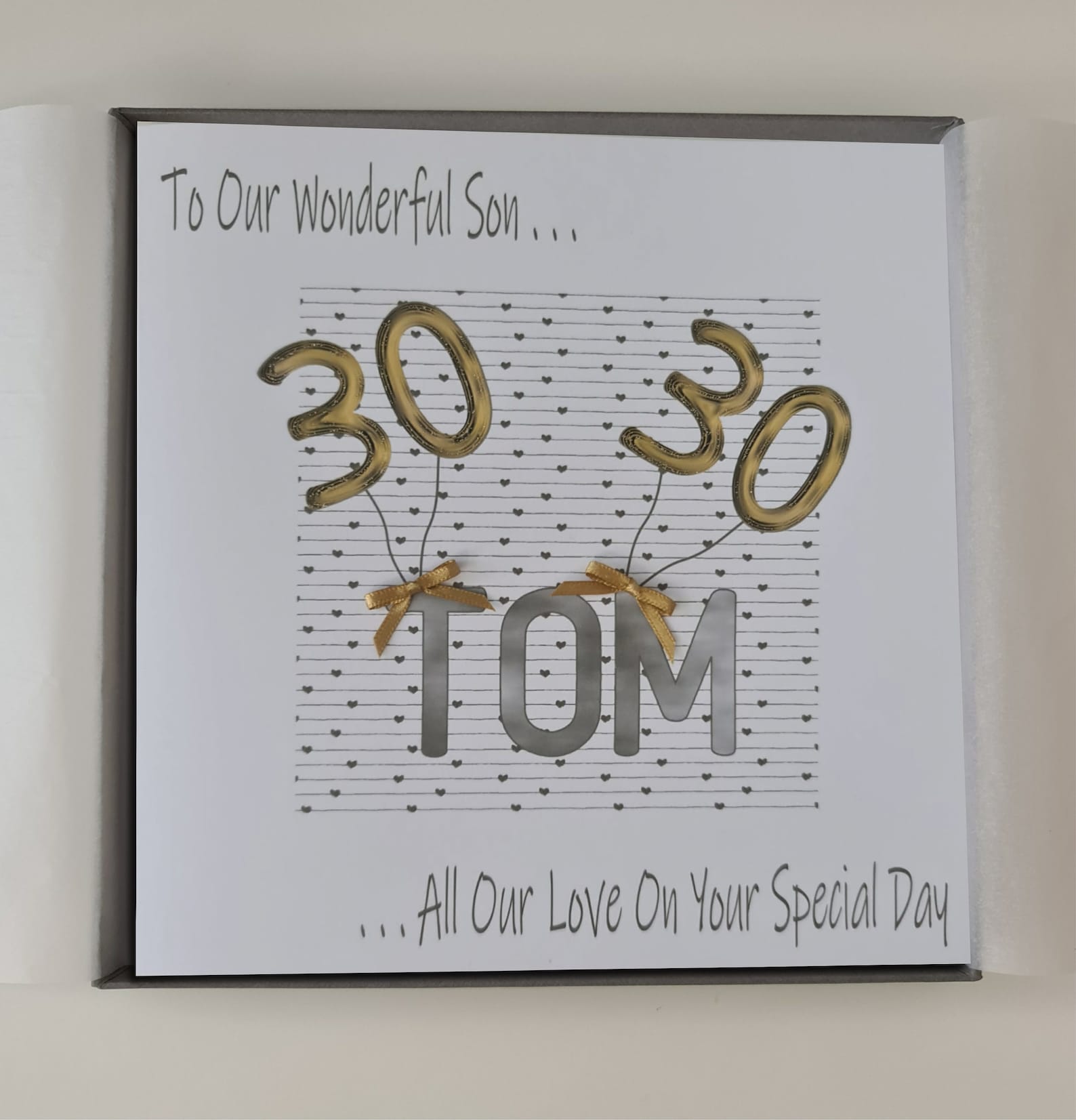 Personalised 30th Birthday Card Son Grandson Nephew Husband Uncle ...