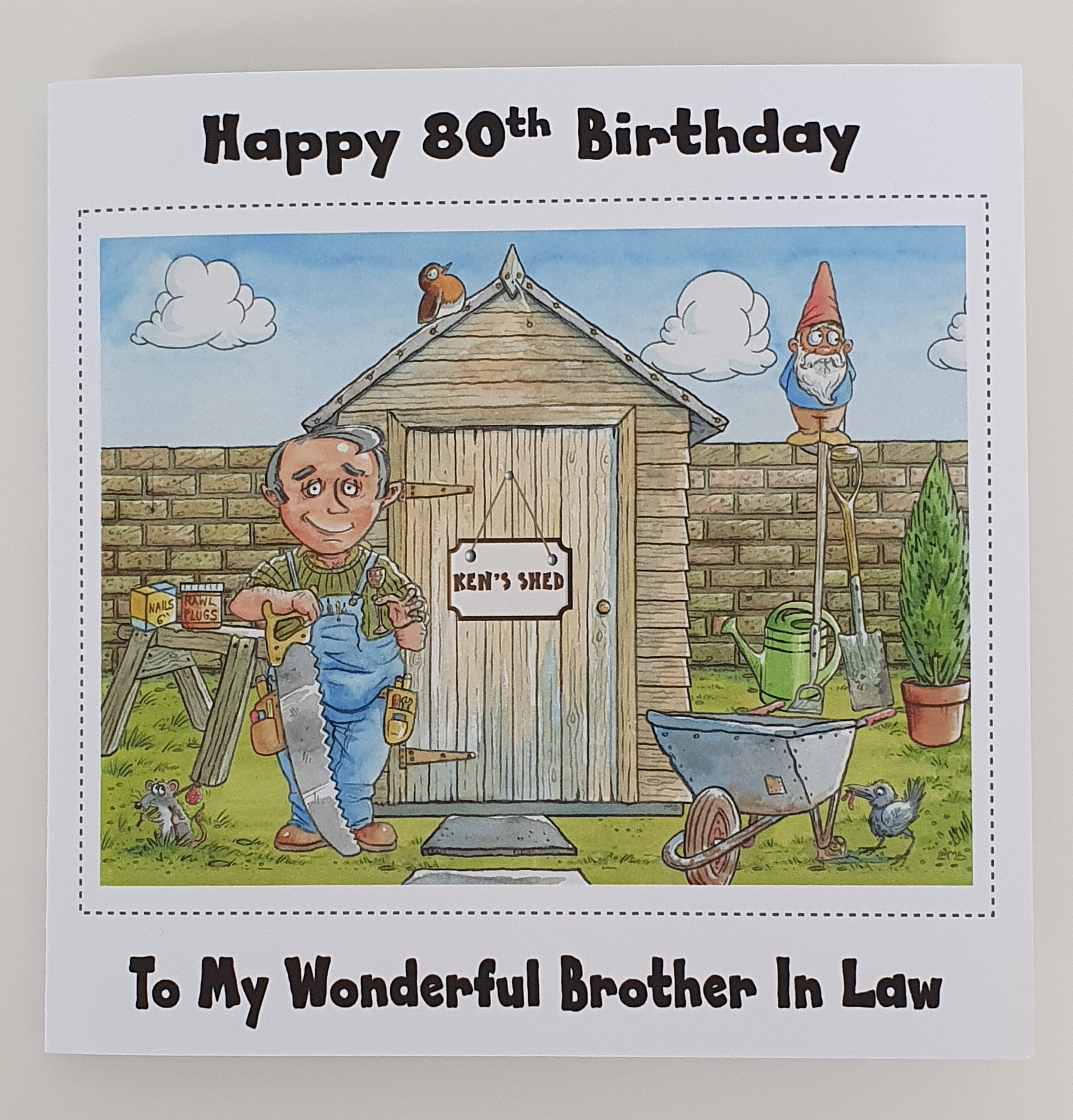Personalised Birthday Card Brother in Law Gardening Theme Son - Etsy Personalised Birthday Card Brother in Law Gardening Theme Son - Etsy