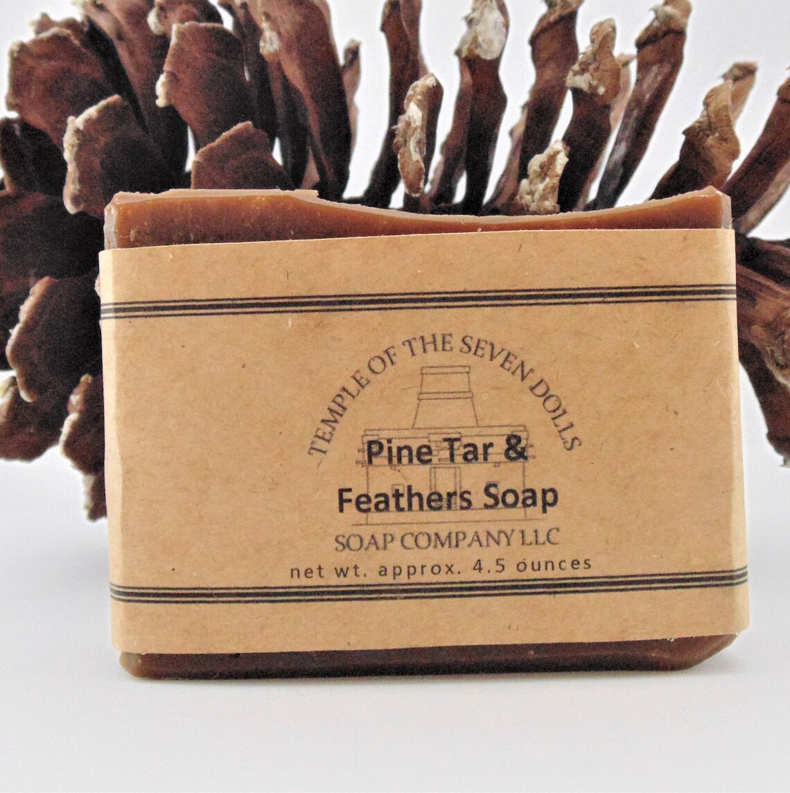 Pine Tar & Feathers Soap Pine Tar Soap Antifungal Soap Etsy