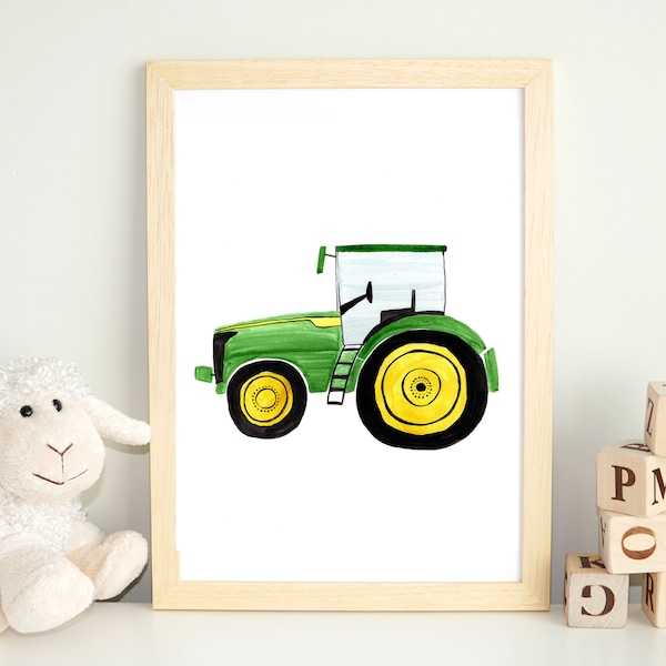 Tractor Nursery Etsy