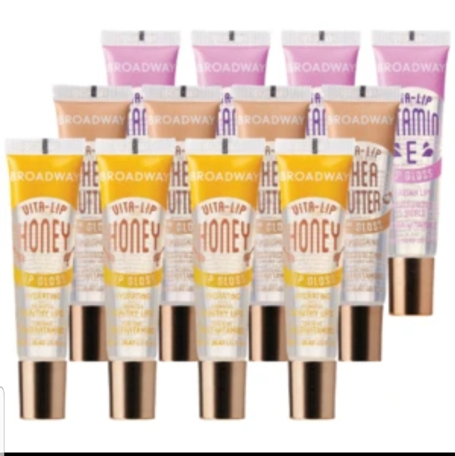 12 Pack Broadway Lip Gloss Lip Gel Shea Butter Lip Gloss Etsy