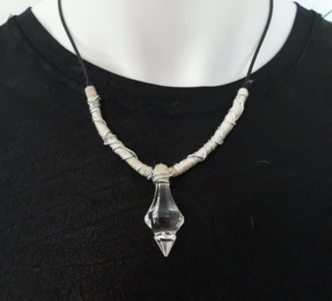 Crystal Bell Necklace Etsy