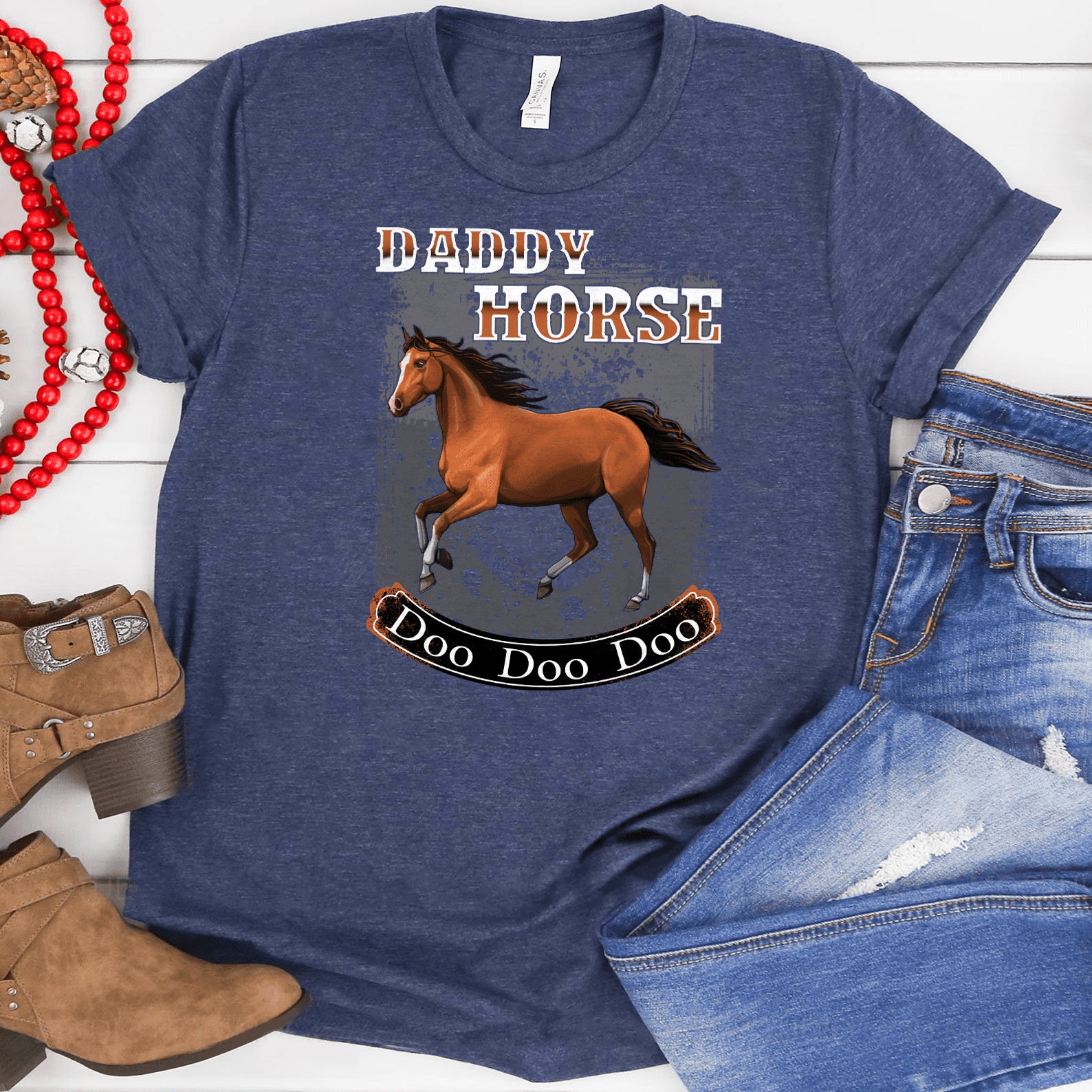 Daddy horse doo doo doo Horse Gifts For Women Horse Shirts Etsy