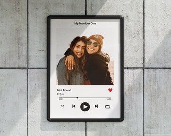 Personalisierter Song Print, personalisierte Musik, Geschenk für Freunde, Geschenk für Sie, Geschenk für Ihn und Musikgeschenk, Musikdruck, Musikliebhaber