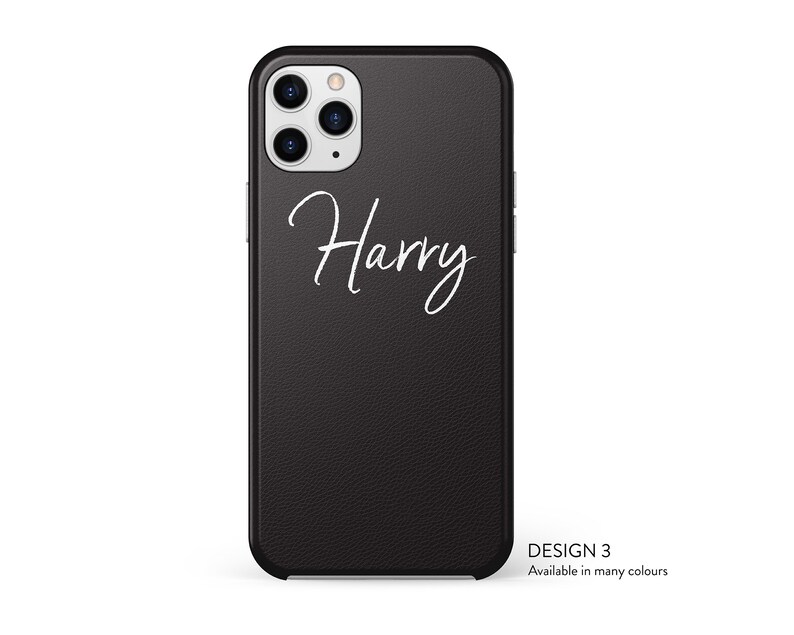 XS Max 12Pro Personalised Phone Case iPhone XS Monogram Case iPhone 12 Custom Iphone Case 11ProMax Personalised Leather iPhone Case