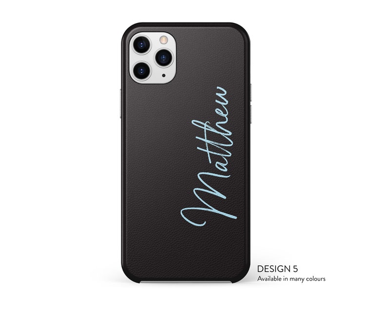 XS Max 12Pro Personalised Phone Case iPhone XS Monogram Case iPhone 12 Custom Iphone Case 11ProMax Personalised Leather iPhone Case