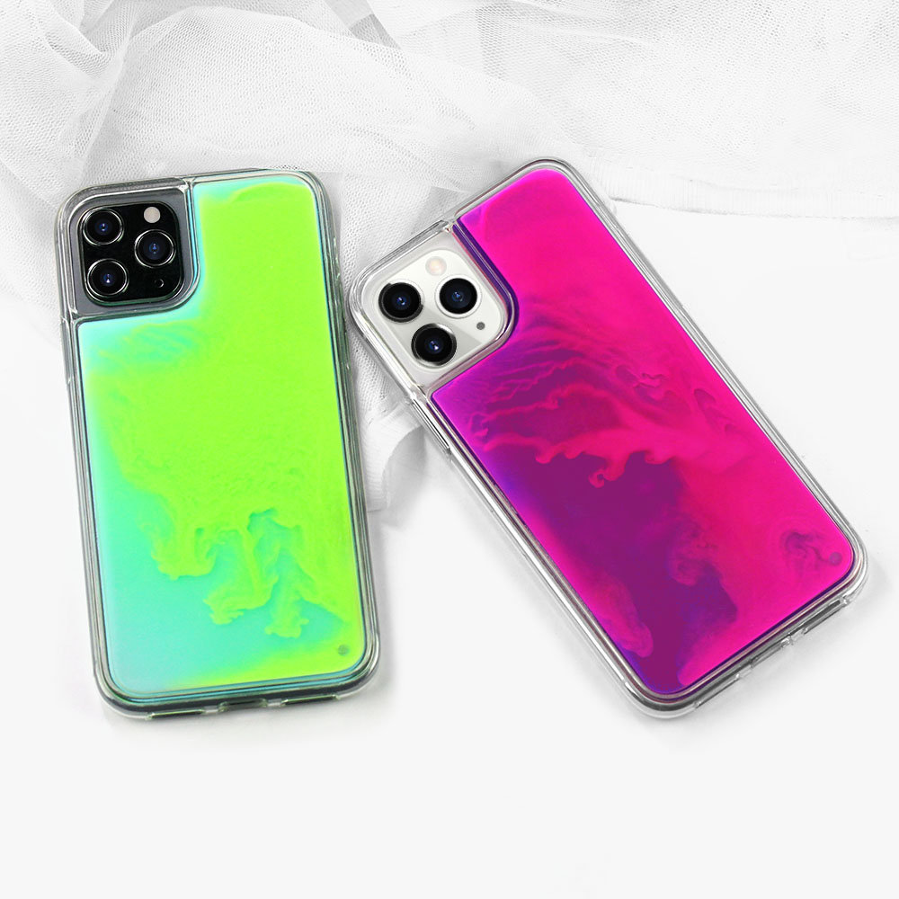 Neon Color Background Chanel iPhone 14 Pro Case