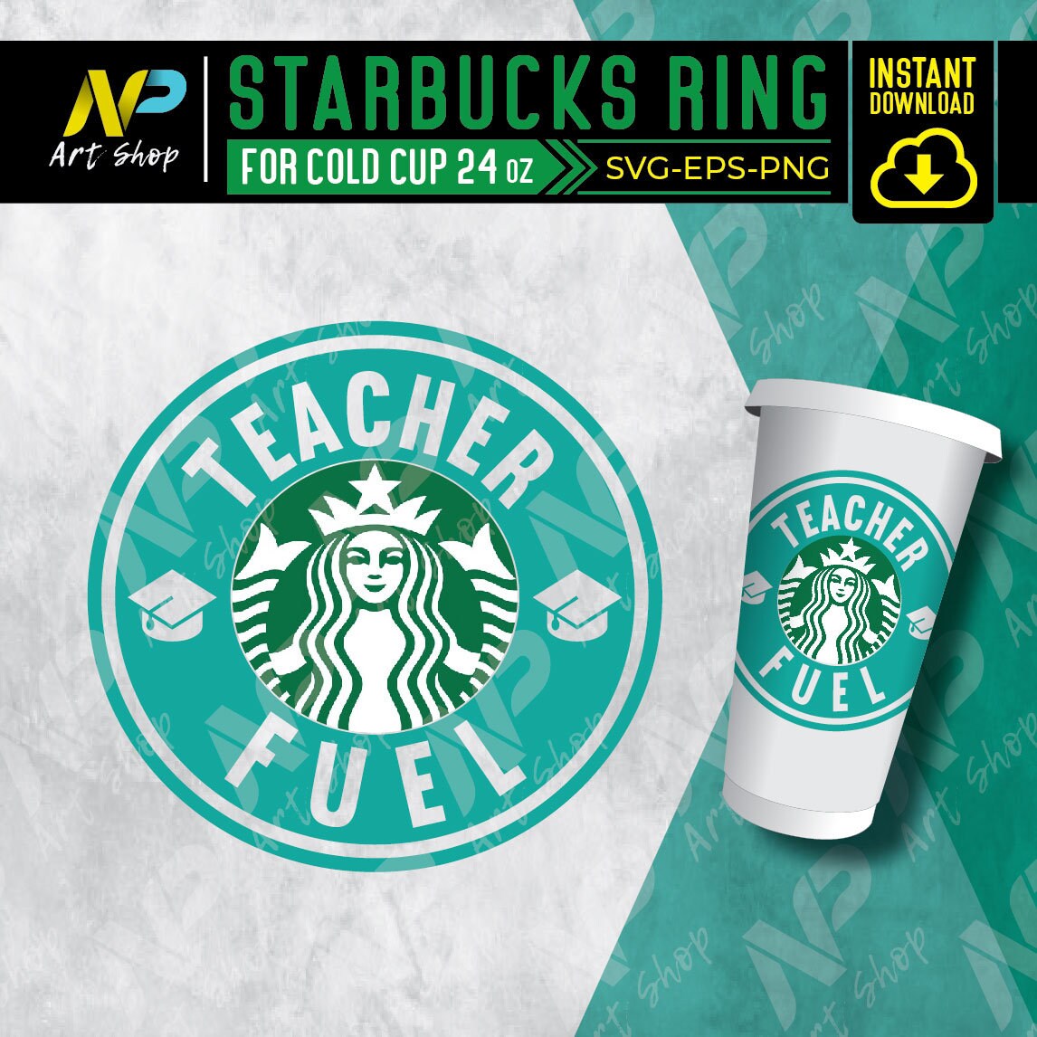 Download Teacher svg Teacher Fuel Starbucks Cold Cup SVG Teacher Svg | Etsy