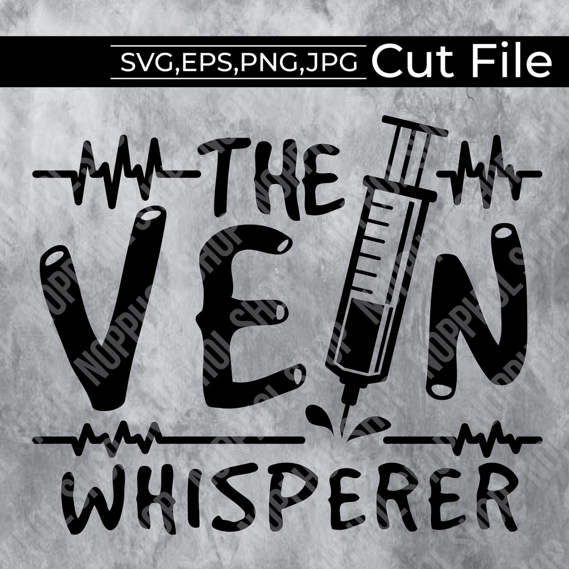 The Vein Whisperer Phlebotomist Nurse SVG Cut File File for Etsy