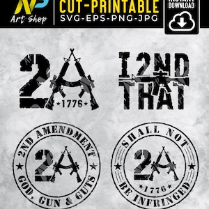 2A svg, 2nd amendment svg, I Second That svg, second amendment, patriotic svg, Svg for Cricut, Print, Sublimation