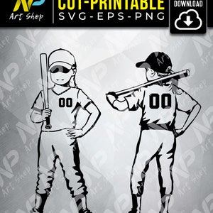 Baseball svg , Baseball Kids, Softball Kids , Baseball kinderen, Meisjes, Diy je tekst, Svg voor Cricut