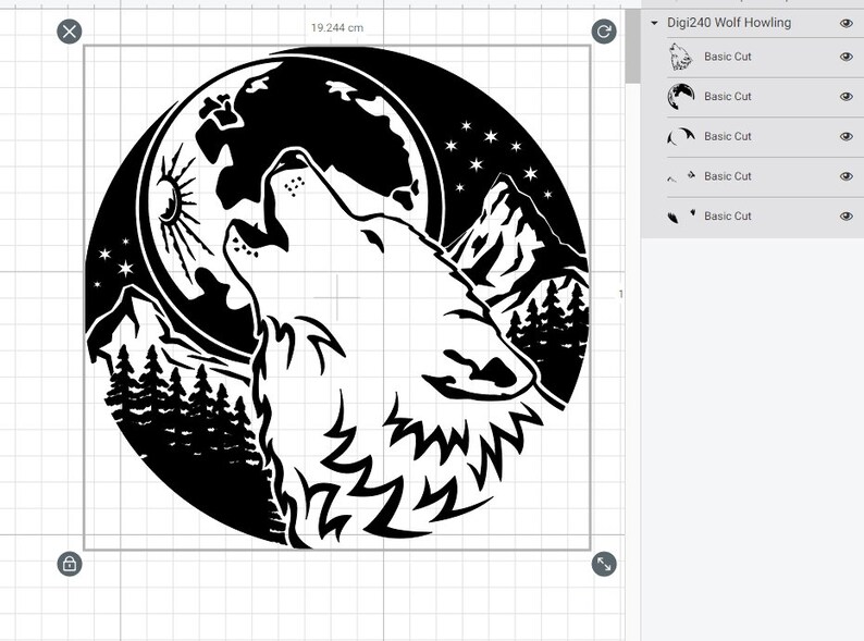 Wolf SVG Howling Wolf SVG Forest Svg Nature Svg Hunting - Etsy