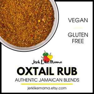 Oxsvanskrydda, nötköttsrub, karibiska gourmetkryddor, handgjorda blandningar. Glutenfri, utan MSG.