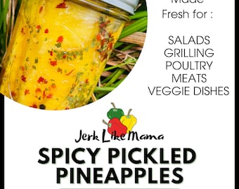 Spicy Pickled Pineapples