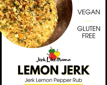 Jamaikas Jerk Lemon Pepper Kräuter-Gewürzmischung
