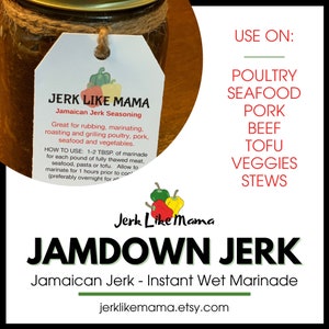 Authentic Jamaican Instant Jerk Seasoning and Marinade