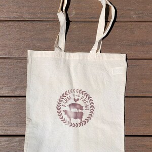 Farm Fresh Natural Cotton Tote Bag