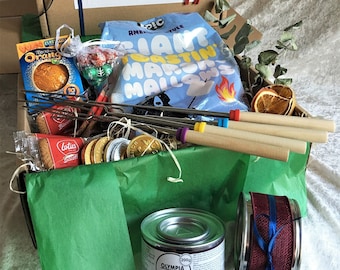 Christmas Marshmallow Toasting Kit – Giant Mallows, Choc-Orange, Burner - Smores