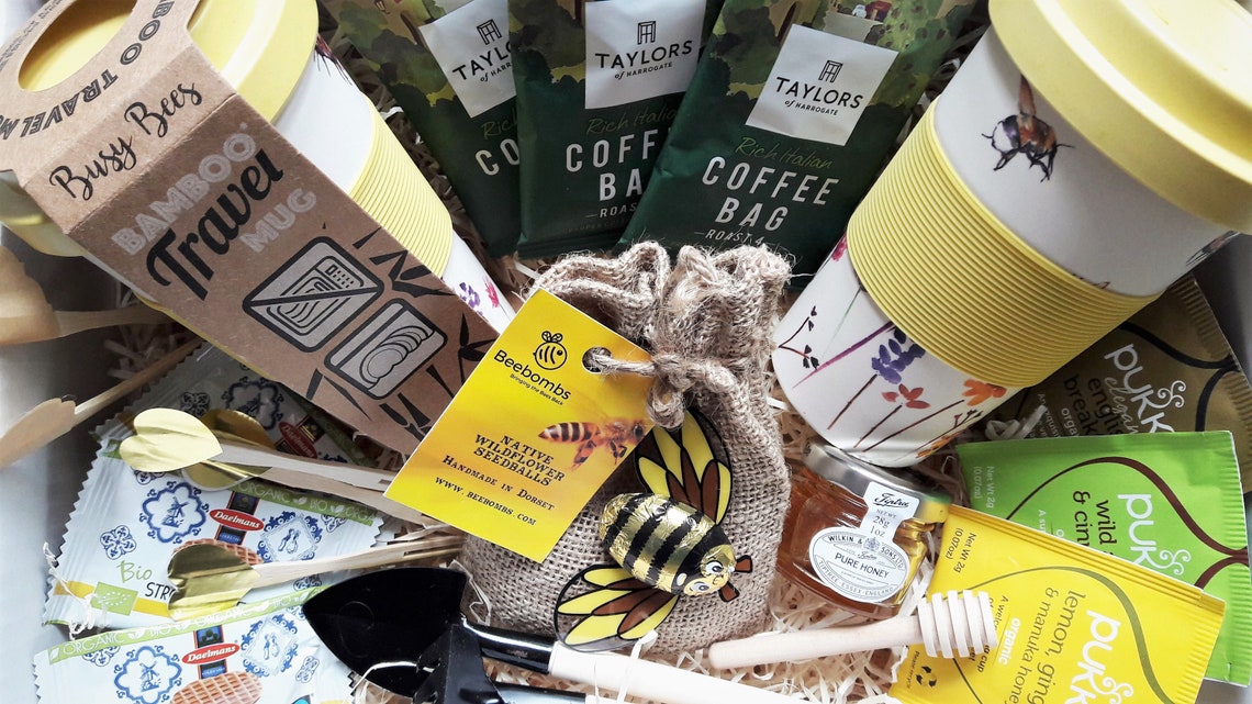 Garden Gift Hamper for Bee Lovers Busy Bee Bamboo Travel Etsy