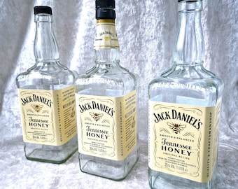 Botellas de miel de Jack Daniel's - 6 x 70 cl/1 l, Arte reciclado, Jarrón
