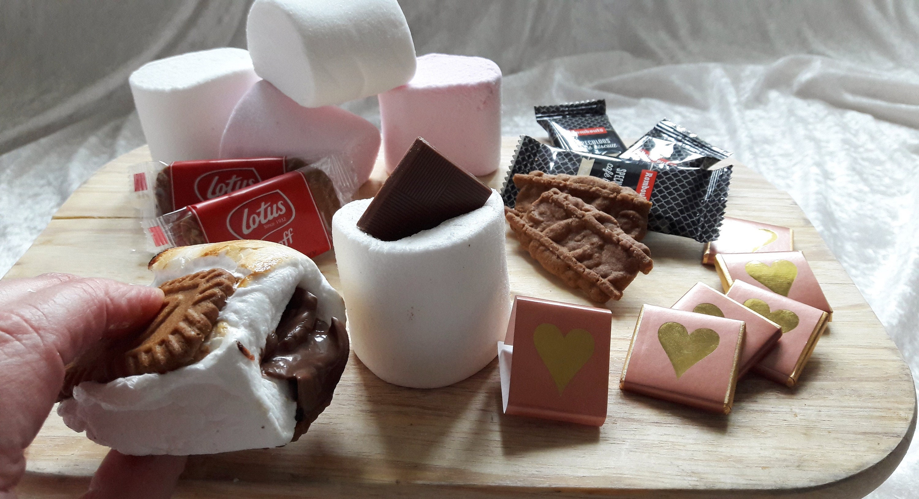 GIANT Marshmallow Smores Kit Family Fun Camping Glamping Etsy