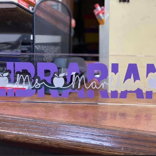 Book Name Plate Etsy