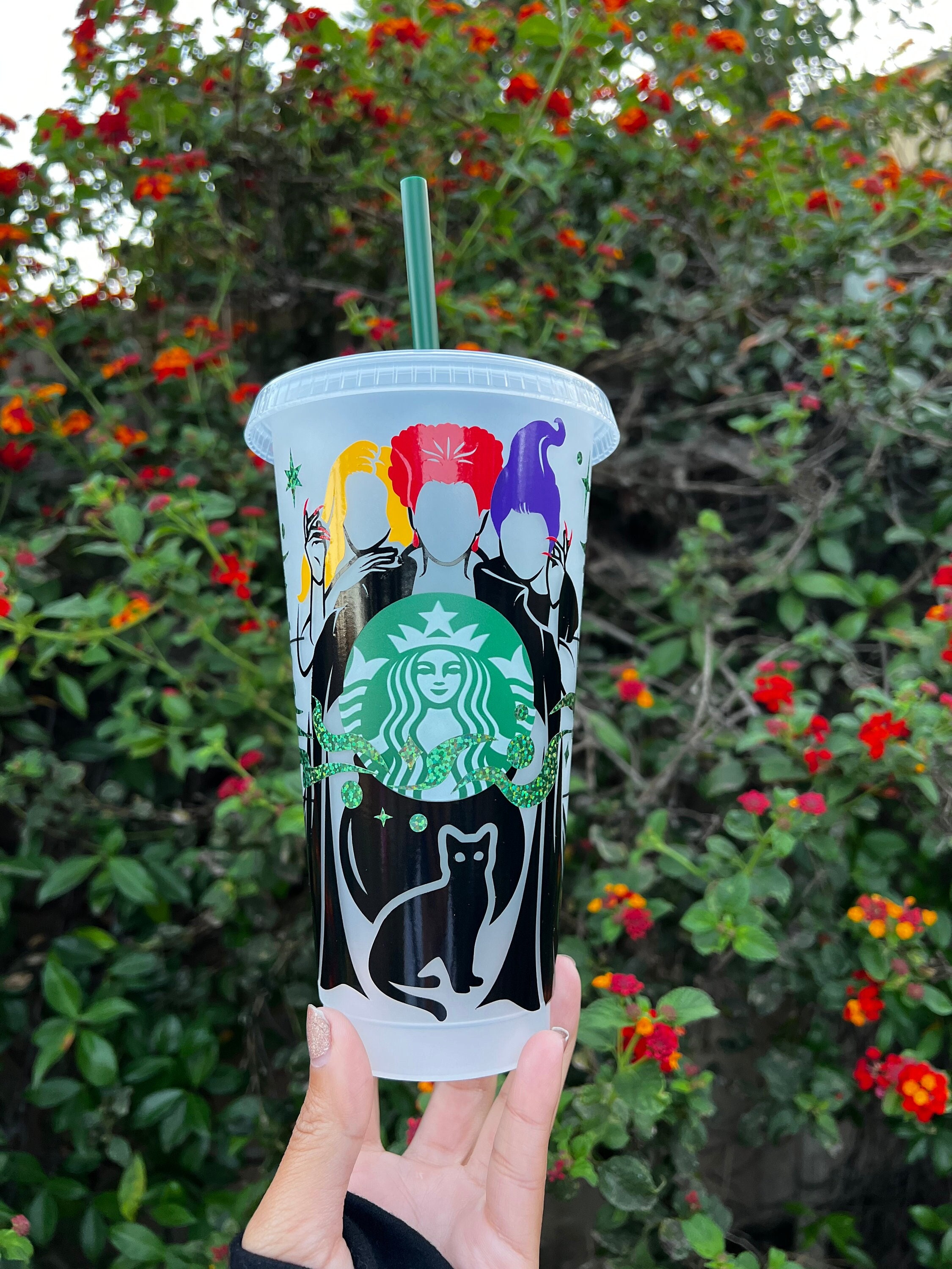 Sanderson Sisters Cold Cup Hocus Pocus Starbucks Cold Cup Etsy