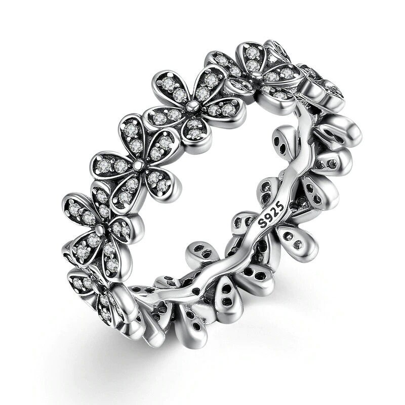 Pandora Princess Daisy Flower Ring 925 