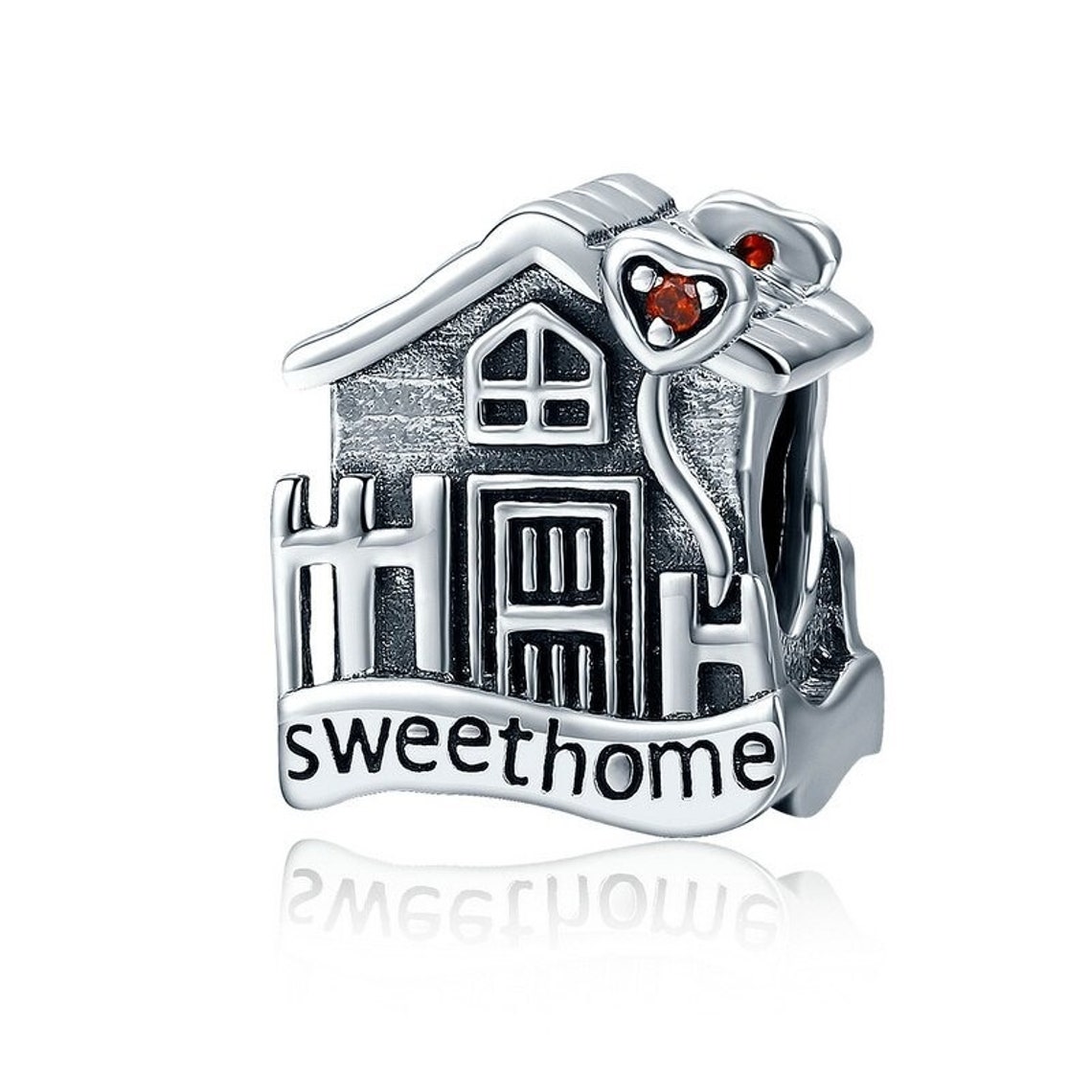 Home Sweet Home Charm 925 Sterling Silver Fashion Women Etsy