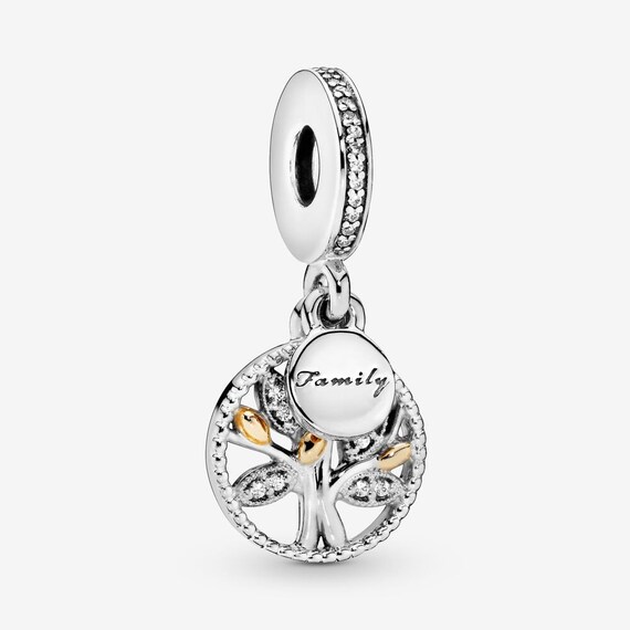 Tree Dangle Charm 925 Sterling Silver 