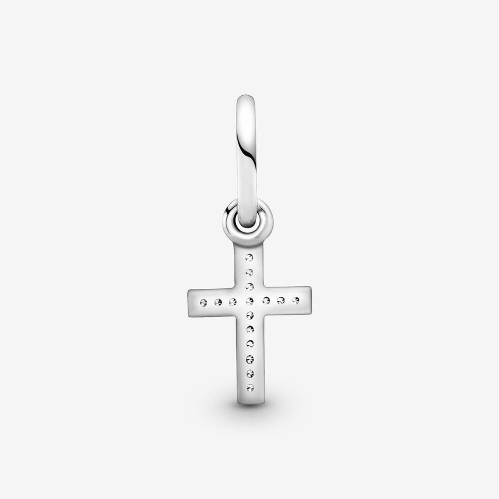 Sparkling Cross Dangle Pandora Charm 925 Sterling Silver Etsy