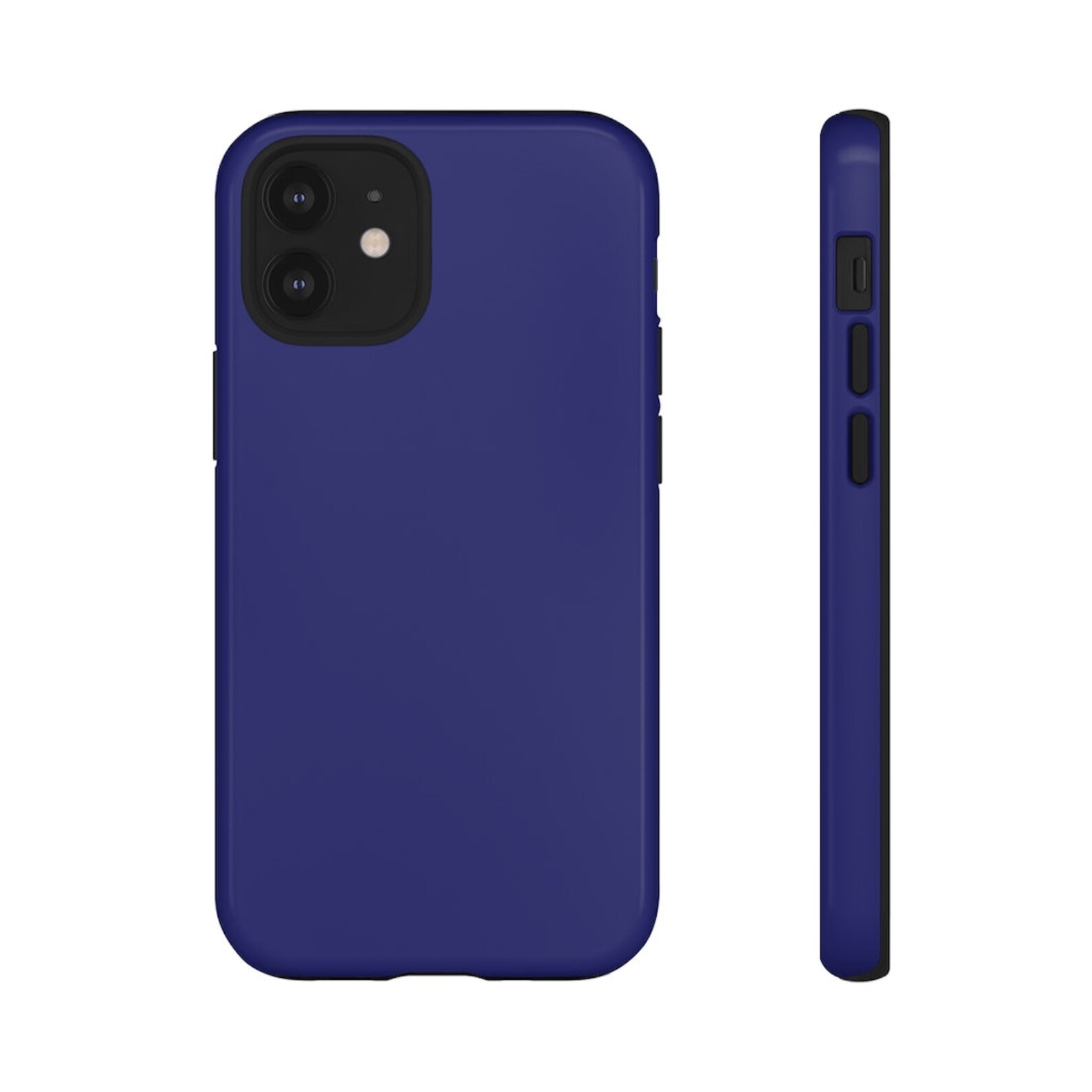 Solid Blue Tough Case for iPhone 12 iPhone 12 Pro iPhone 12 Pro Max