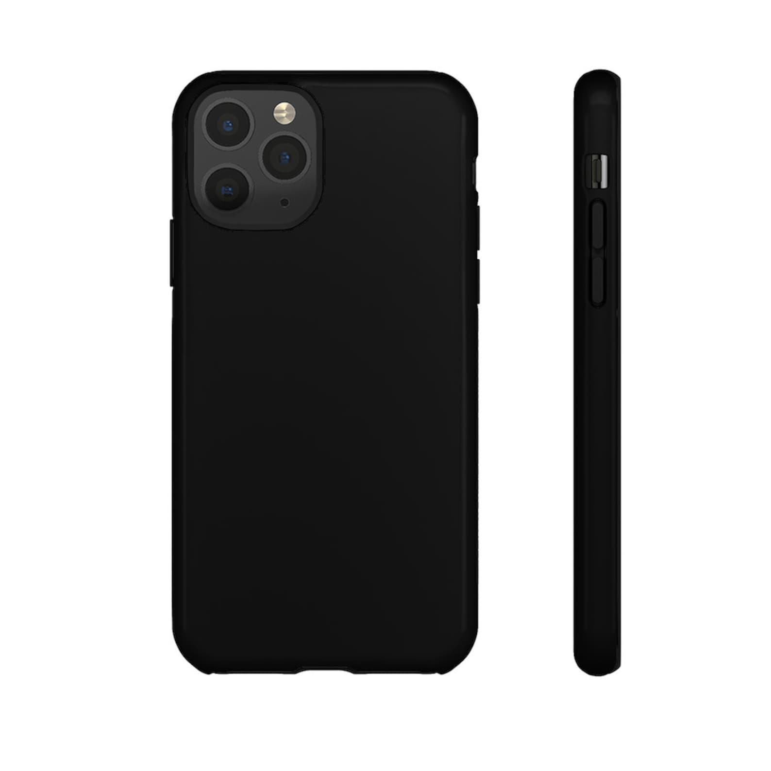 Solid Black Tough Case for iPhone 11 iPhone 11 Pro iPhone 11 Etsy