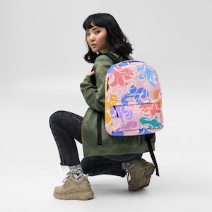 Moderner Ethno Kasachischer Rucksack