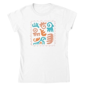 Modern Oyu, Classic Womens Crewneck T-shirt, Kazakhstan, Kazakh