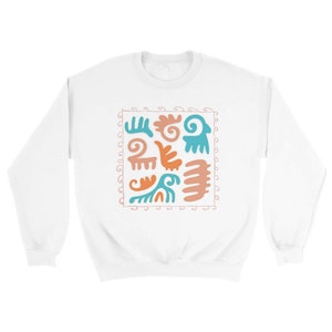 Moderne Nomaden Seele, Original Design, Kasachisch, Klassisch Unisex, Rundhals-Sweatshirt, Kasachstan