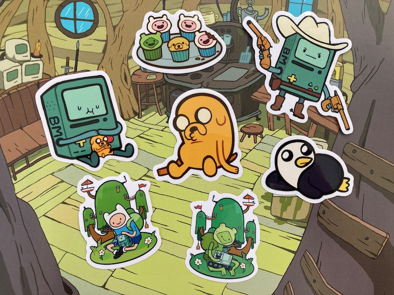 Adventure Time Stickers - Etsy UK