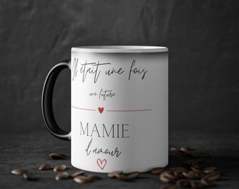 mug magique "Mamie d'amour"