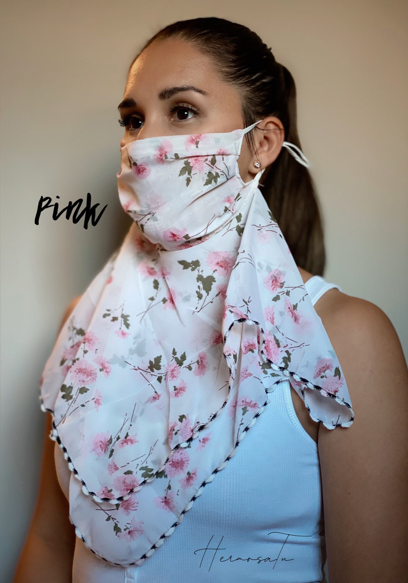 Face Mask Scarf Etsy