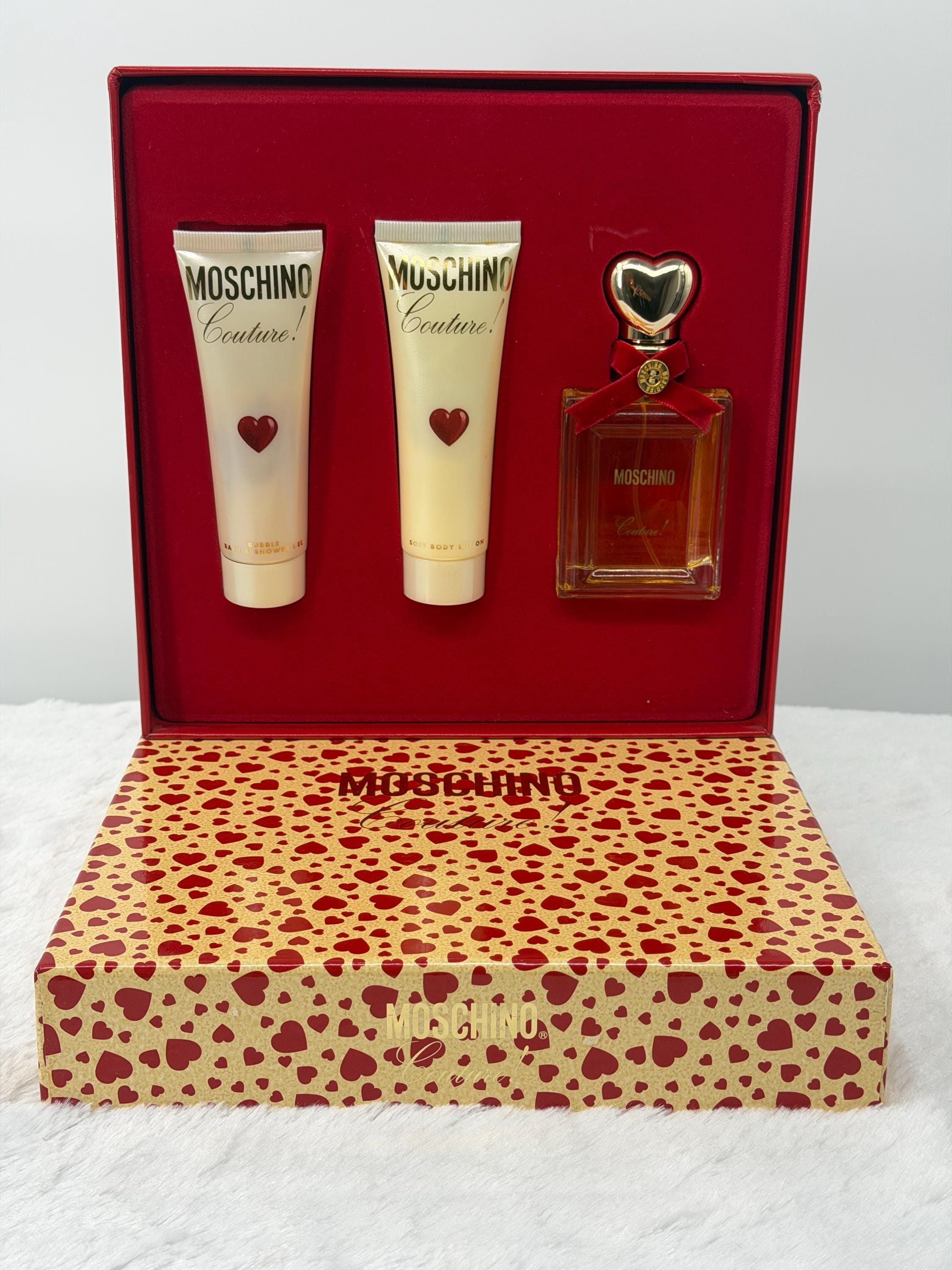 Vintage Moschino Couture! 3-piece Gift Set • Eau De Parfum 1.7 Oz  display picture 1