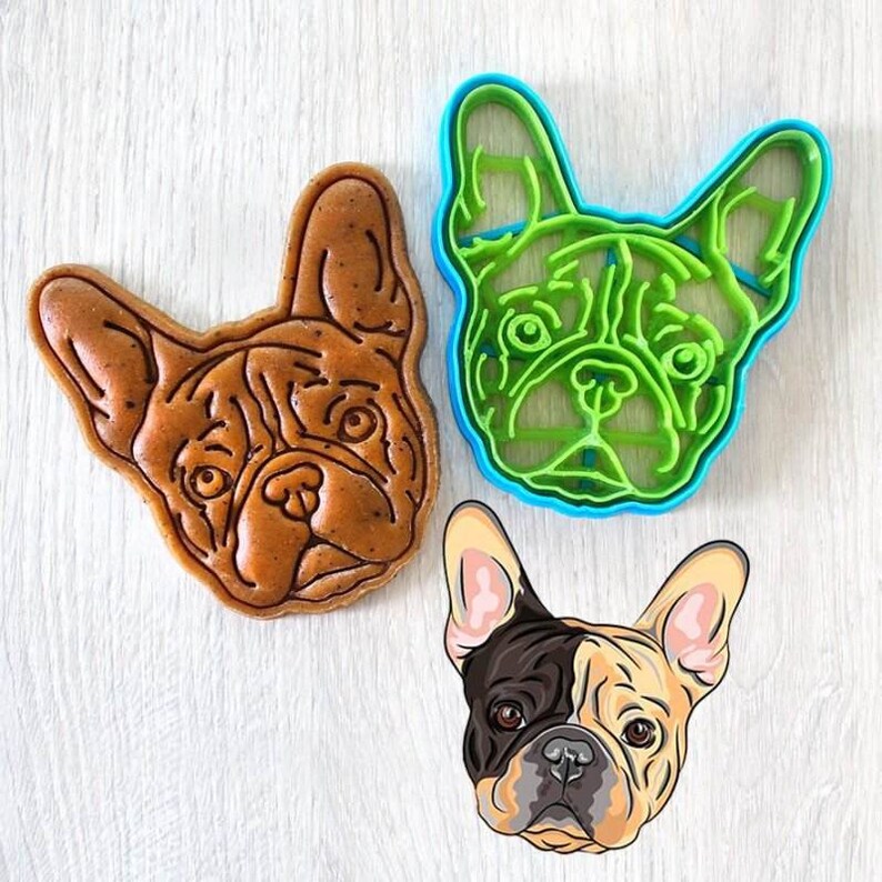 French Bulldog cookie cutter from Etsy