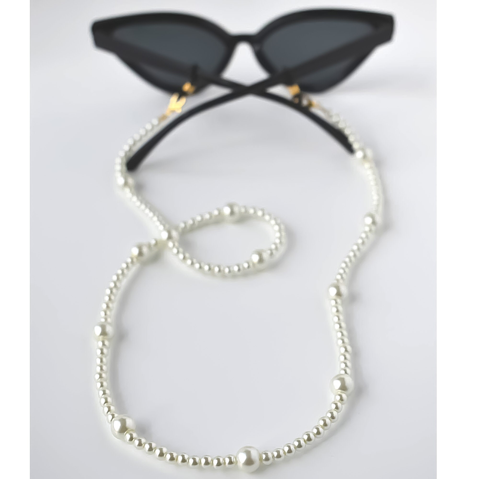 Pearl Sunglass Chain, Sunglass Leash, Pearl Chain, Fashion Chain